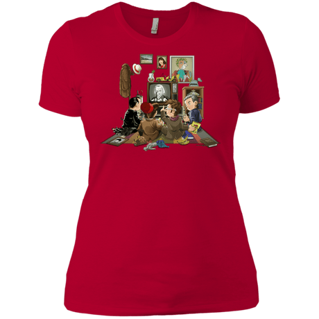 T-Shirts Red / X-Small 50 Years Of The Doctor Women's Premium T-Shirt