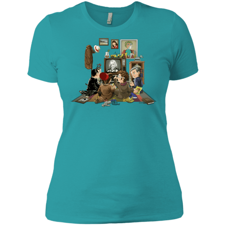 T-Shirts Tahiti Blue / X-Small 50 Years Of The Doctor Women's Premium T-Shirt