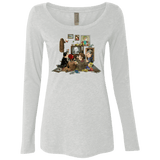 T-Shirts Heather White / Small 50 Years Of The Doctor Women's Triblend Long Sleeve Shirt