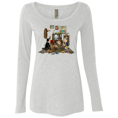 T-Shirts Heather White / Small 50 Years Of The Doctor Women's Triblend Long Sleeve Shirt