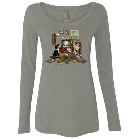 T-Shirts Venetian Grey / Small 50 Years Of The Doctor Women's Triblend Long Sleeve Shirt