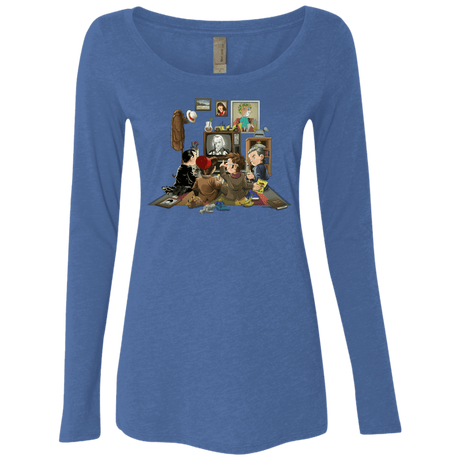 T-Shirts Vintage Royal / Small 50 Years Of The Doctor Women's Triblend Long Sleeve Shirt