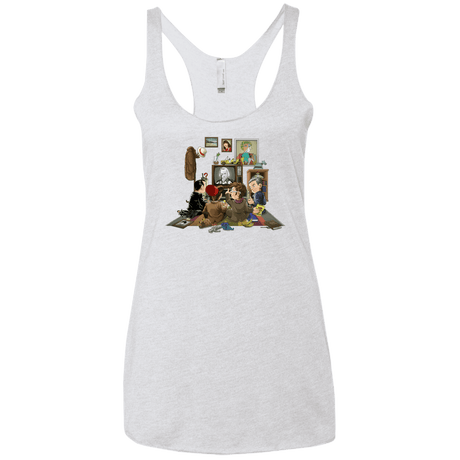 T-Shirts Heather White / X-Small 50 Years Of The Doctor Women's Triblend Racerback Tank