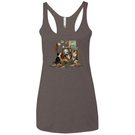 T-Shirts Macchiato / X-Small 50 Years Of The Doctor Women's Triblend Racerback Tank