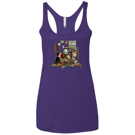 T-Shirts Purple / X-Small 50 Years Of The Doctor Women's Triblend Racerback Tank