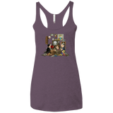 T-Shirts Vintage Purple / X-Small 50 Years Of The Doctor Women's Triblend Racerback Tank
