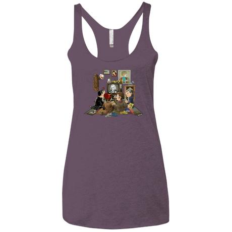 T-Shirts Vintage Purple / X-Small 50 Years Of The Doctor Women's Triblend Racerback Tank