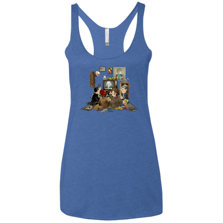 T-Shirts Vintage Royal / X-Small 50 Years Of The Doctor Women's Triblend Racerback Tank