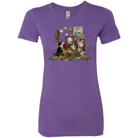 T-Shirts Purple Rush / Small 50 Years Of The Doctor Women's Triblend T-Shirt