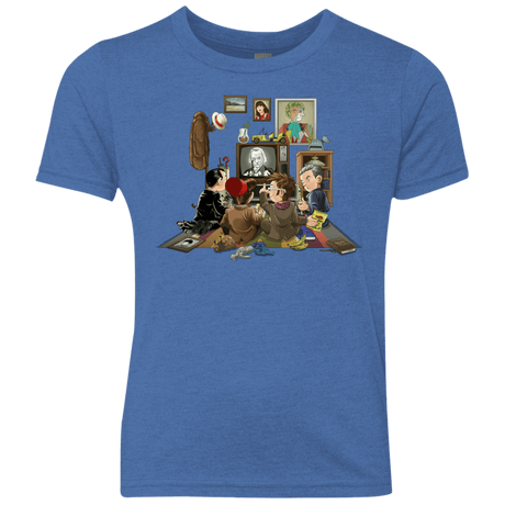 T-Shirts Vintage Royal / YXS 50 Years Of The Doctor Youth Triblend T-Shirt