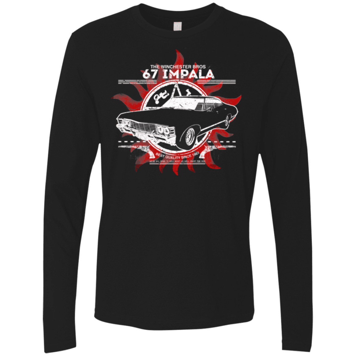 T-Shirts Black / Small 67 impala Men's Premium Long Sleeve