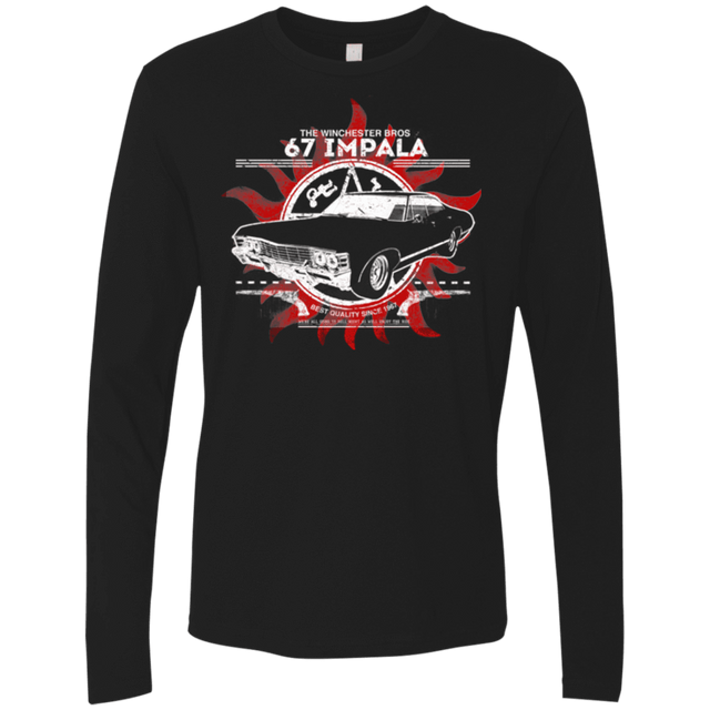 T-Shirts Black / Small 67 impala Men's Premium Long Sleeve