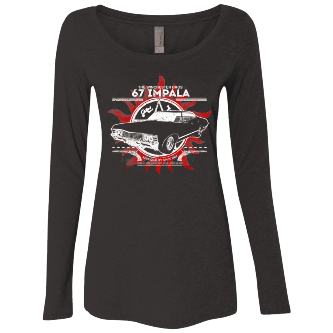 T-Shirts Vintage Black / Small 67 impala Women's Triblend Long Sleeve Shirt