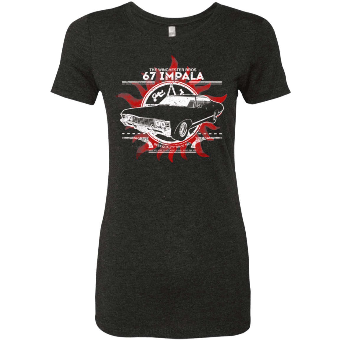 T-Shirts Vintage Black / Small 67 impala Women's Triblend T-Shirt