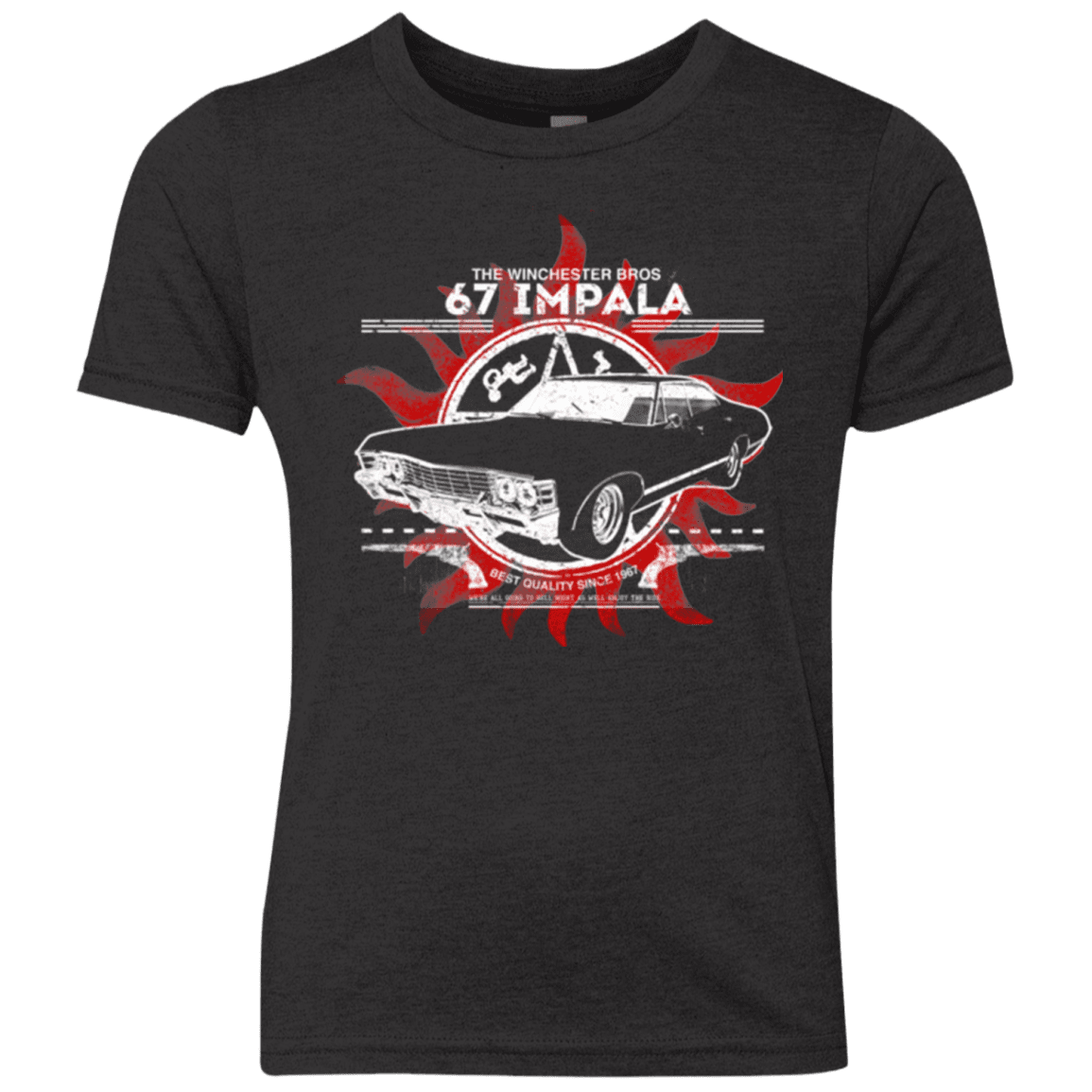 T-Shirts Vintage Black / YXS 67 impala Youth Triblend T-Shirt