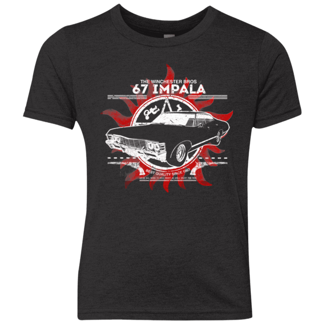 T-Shirts Vintage Black / YXS 67 impala Youth Triblend T-Shirt