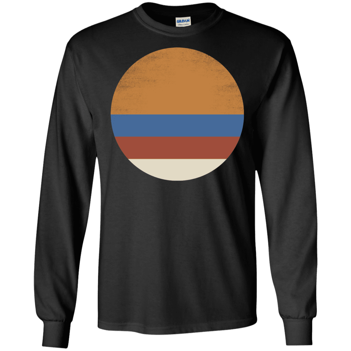 T-Shirts Black / S 70s Sun Men's Long Sleeve T-Shirt