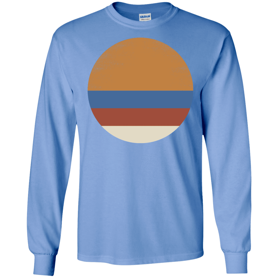 T-Shirts Carolina Blue / S 70s Sun Men's Long Sleeve T-Shirt