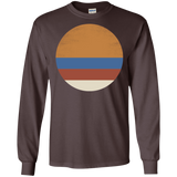 T-Shirts Dark Chocolate / S 70s Sun Men's Long Sleeve T-Shirt