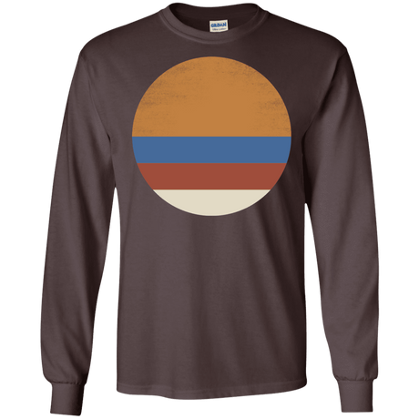 T-Shirts Dark Chocolate / S 70s Sun Men's Long Sleeve T-Shirt