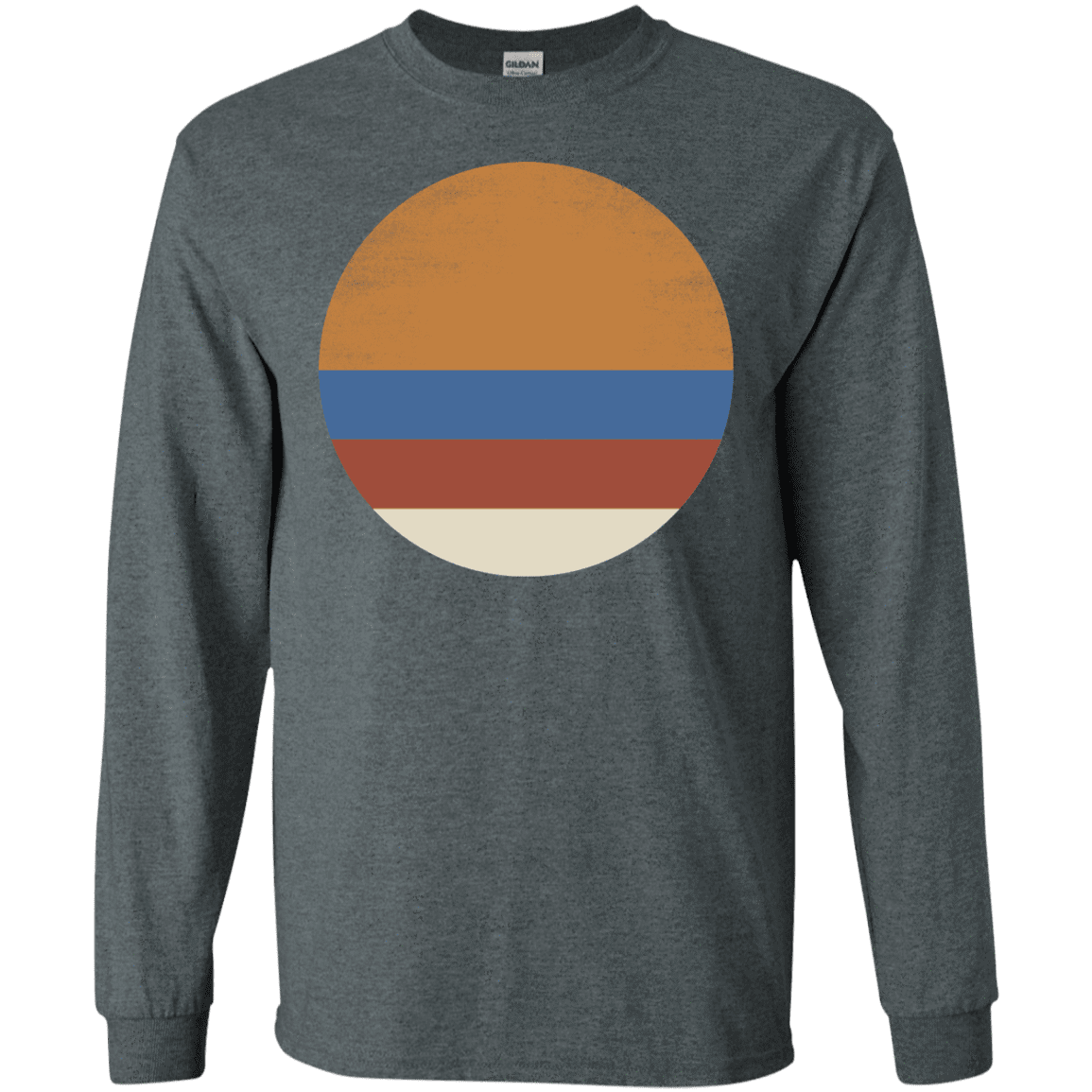 T-Shirts Dark Heather / S 70s Sun Men's Long Sleeve T-Shirt