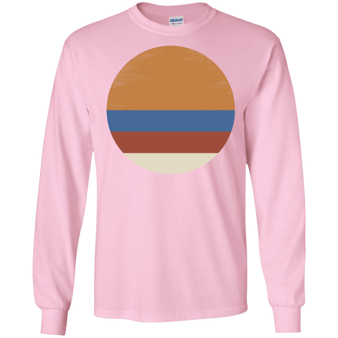 T-Shirts Light Pink / S 70s Sun Men's Long Sleeve T-Shirt