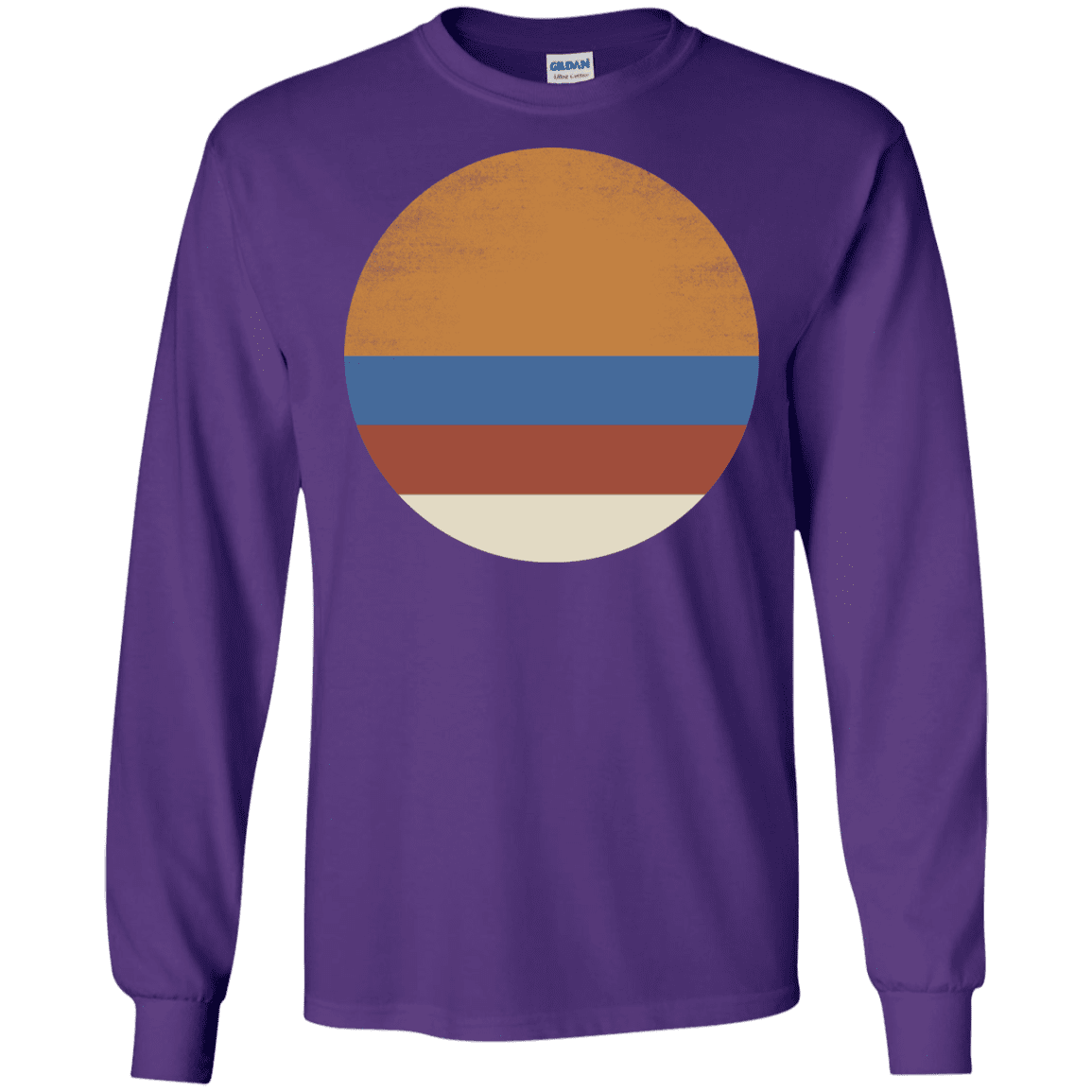 T-Shirts Purple / S 70s Sun Men's Long Sleeve T-Shirt