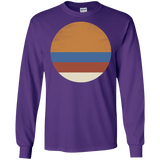 T-Shirts Purple / S 70s Sun Men's Long Sleeve T-Shirt