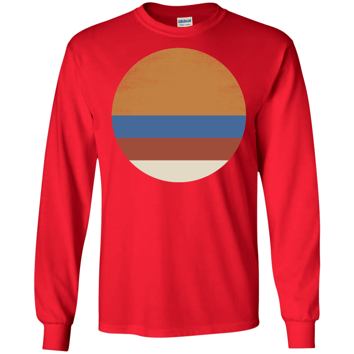 T-Shirts Red / S 70s Sun Men's Long Sleeve T-Shirt