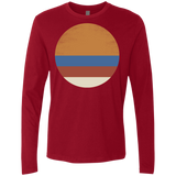 T-Shirts Cardinal / S 70s Sun Men's Premium Long Sleeve