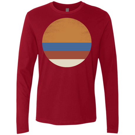 T-Shirts Cardinal / S 70s Sun Men's Premium Long Sleeve