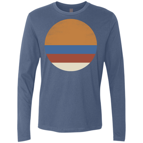 T-Shirts Indigo / S 70s Sun Men's Premium Long Sleeve