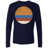 T-Shirts Midnight Navy / S 70s Sun Men's Premium Long Sleeve