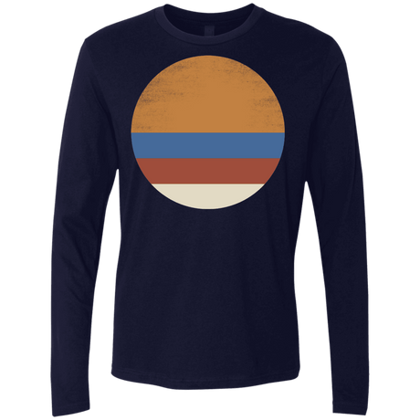 T-Shirts Midnight Navy / S 70s Sun Men's Premium Long Sleeve