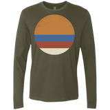 T-Shirts Military Green / S 70s Sun Men's Premium Long Sleeve