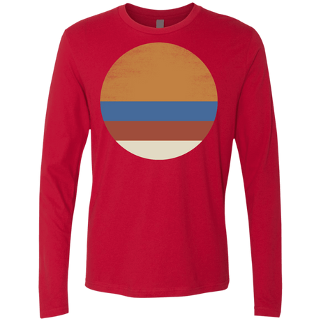 T-Shirts Red / S 70s Sun Men's Premium Long Sleeve