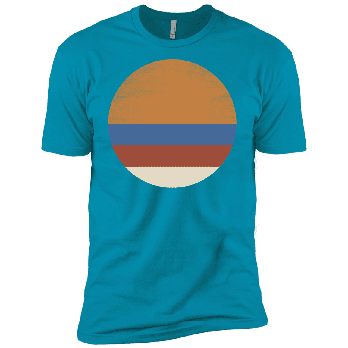 T-Shirts Turquoise / X-Small 70s Sun Men's Premium T-Shirt