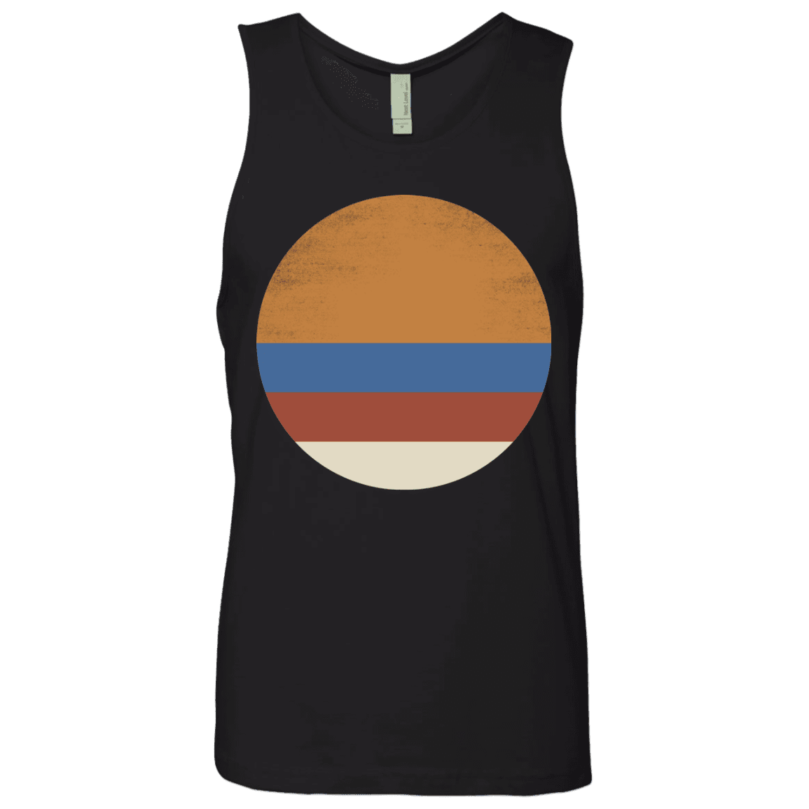 T-Shirts Black / S 70s Sun Men's Premium Tank Top