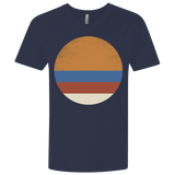 T-Shirts Midnight Navy / X-Small 70s Sun Men's Premium V-Neck