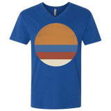 T-Shirts Royal / X-Small 70s Sun Men's Premium V-Neck