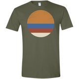 T-Shirts Military Green / S 70s Sun Men's Semi-Fitted Softstyle