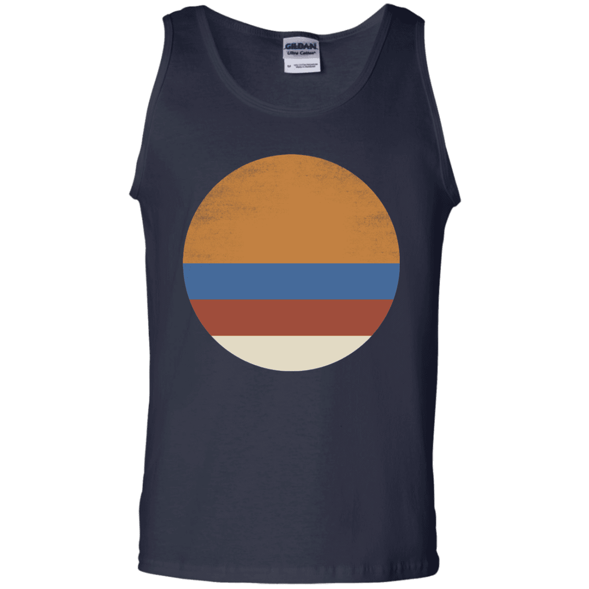 T-Shirts Navy / S 70s Sun Men's Tank Top