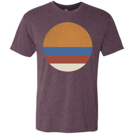 T-Shirts Vintage Purple / S 70s Sun Men's Triblend T-Shirt