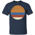 T-Shirts Navy / S 70s Sun T-Shirt
