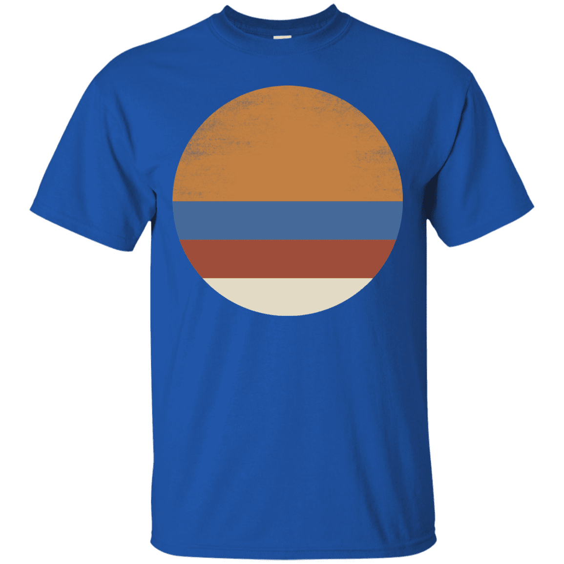 T-Shirts Royal / S 70s Sun T-Shirt