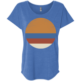 T-Shirts Vintage Royal / X-Small 70s Sun Triblend Dolman Sleeve