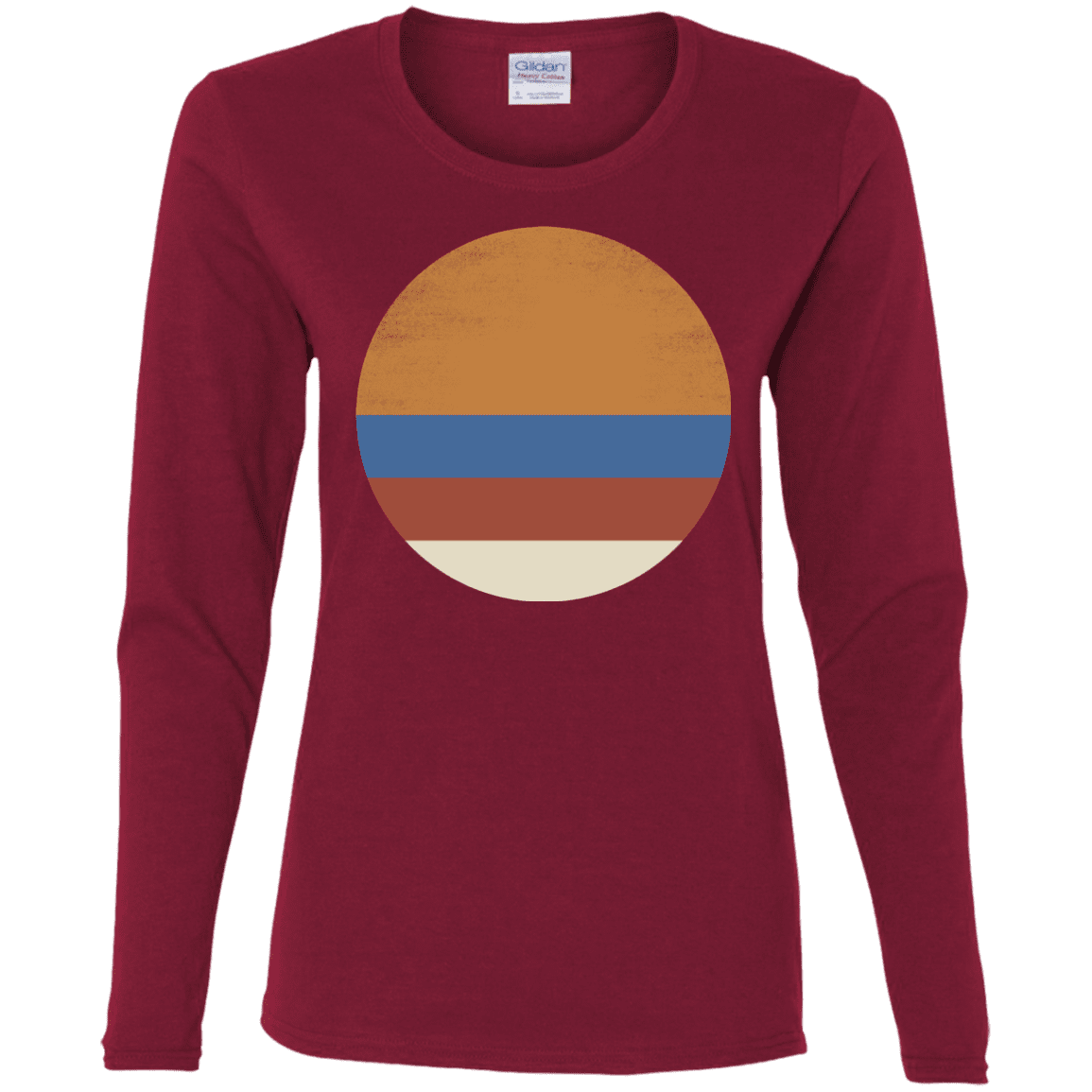 T-Shirts Cardinal / S 70s Sun Women's Long Sleeve T-Shirt