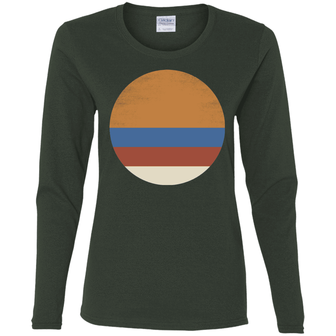 T-Shirts Forest / S 70s Sun Women's Long Sleeve T-Shirt