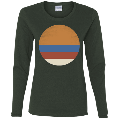 T-Shirts Forest / S 70s Sun Women's Long Sleeve T-Shirt