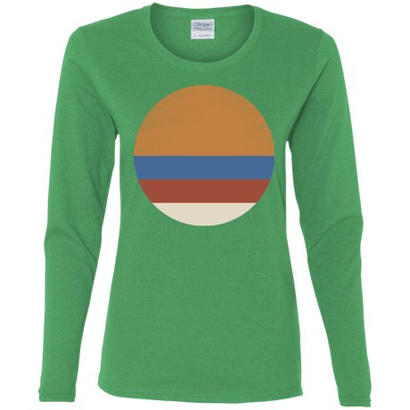T-Shirts Irish Green / S 70s Sun Women's Long Sleeve T-Shirt